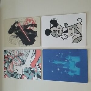 5/$25 Special Edition Disney Postcards Suitable for Framing